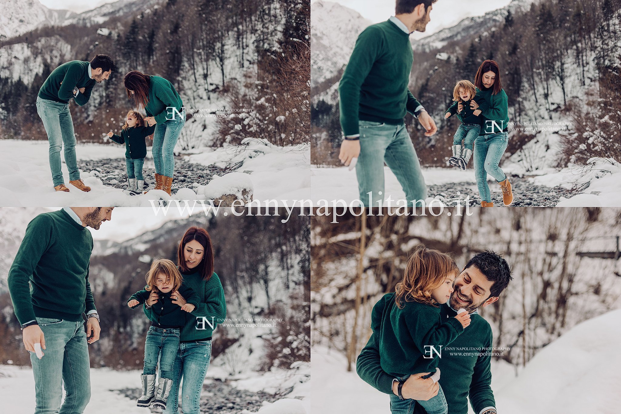 servizio fotografico famiglia esterna spontanea