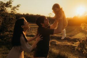 Servizio fotografico famiglia parco