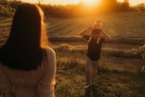 Servizio fotografico famiglia parco