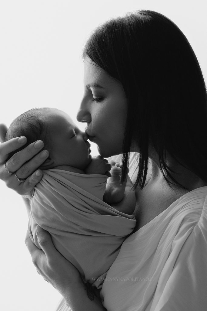 foto bambino con la mamma